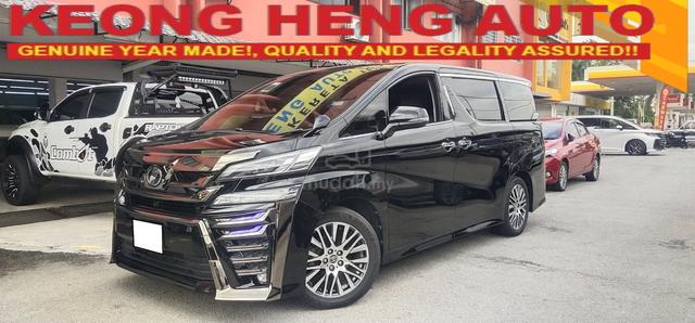 2017 Toyota VELLFIRE 2.5 ZG (A) FSR 59K KM 2Y-WRTY - 1
