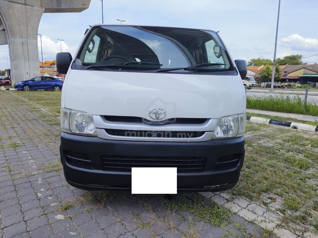 2008 Toyota Hiace 2.5 (M) Panel Van - 2
