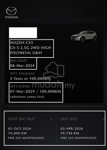 2024 Mazda CX-5 2.5 G GVC PLUS HIGH (A) F.S.R ORI - 3