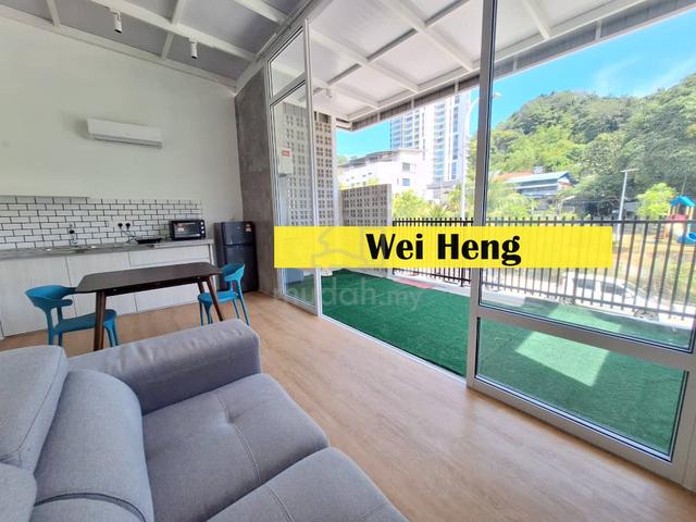 landed studio fully furnish privat kitchen private toilet bayan lepas 1