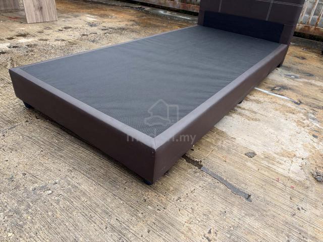 Katil Single Bed Frame Leather Divan - photo 5 of 5