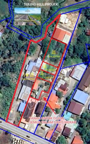 Tanah 49000kp tepi jalan besar mengkuang semarak sebelah suling hill 1