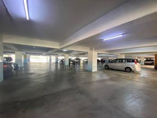 Parking lot at Palm Spring condominium 1