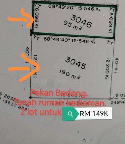 Tanah Lot Rumah leased hold tepi jalan Bedong - Sungai Petani. 1