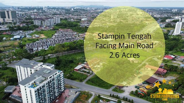 Stampin Tengah Main Road Land for Sale 1