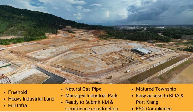 15.53ac Freehold Heavy Industrial land Senawang Seremban Sendayan sale 1