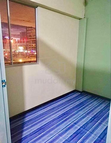 bandaran berjaya bandar kk,bilik sewa tingkat 1,no deposit,ada tingkap 1