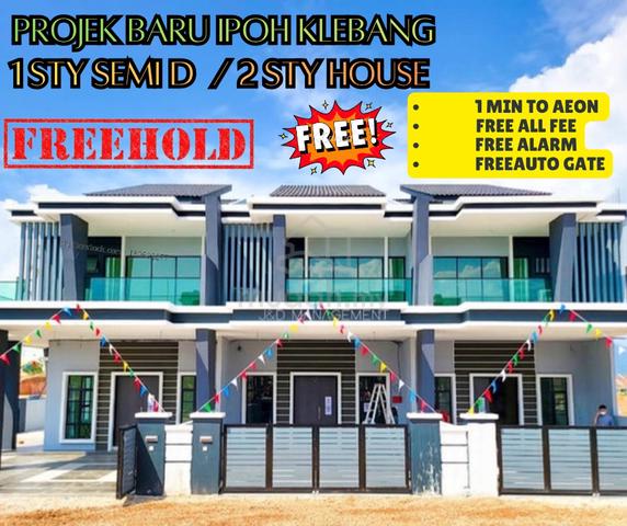 Klebang New House 2sty&1sty SemiD & Bangalor/👍Promo👍Price👍 Location 1