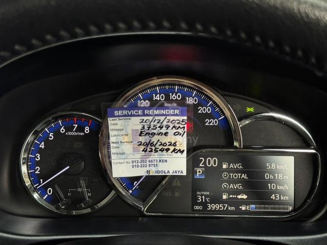 2019 Toyota VIOS 1.5 G FACELIFT (A) F/SERVICE 30K - 4
