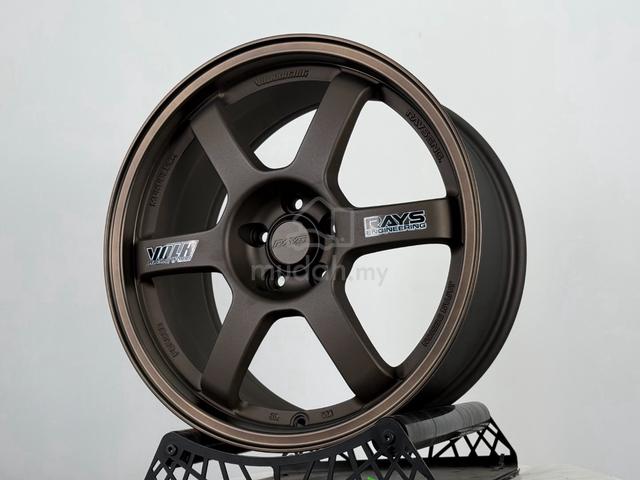NEW 17 TE37 OG Rim GR86 GT86 BRZ Polo Wish Altis - photo 3 of 6