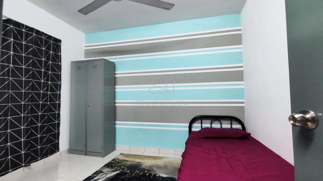 [Single Room] [Lelaki] Privacy Room, Fully Furnish 1