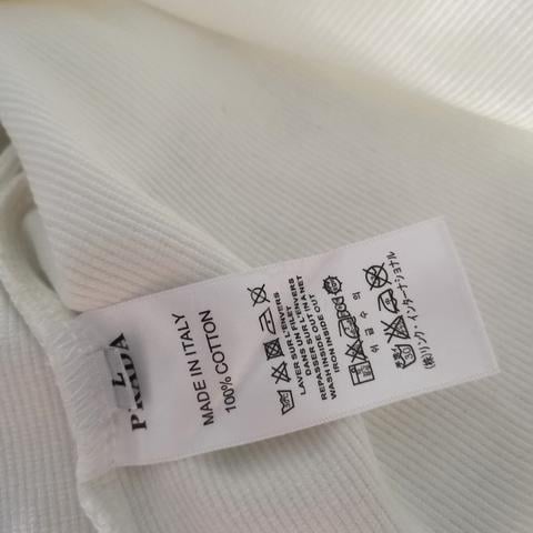 Prada white ribbed tank top - photo 6 of 6