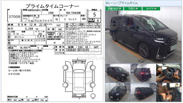 2024 Toyota VELLFIRE 2.4 Z PREM 360 CAM 5K KM 5A - 3