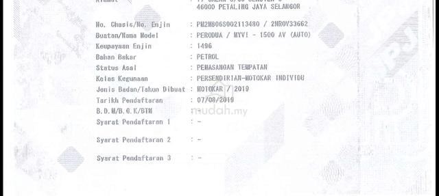 2019 Perodua MYVI 1.5 AV (A) 87k km , warranty 3yr - 4
