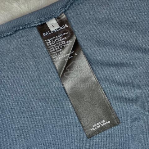 Balenciaga Dirty BB Paris Icon Blue Tee - photo 6 of 6