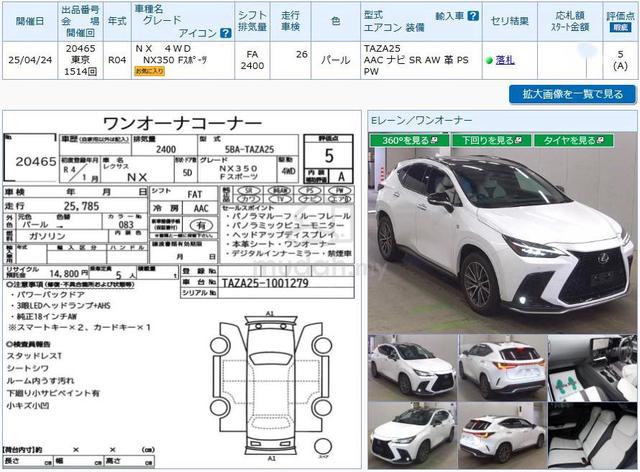2022 Lexus NX350 2.4 F SPORT PANORAMIC ROOF 25K KM - 3