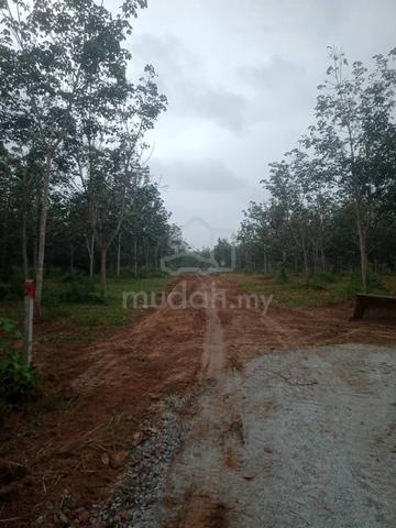 Tanah 1 ekar Kebun Getah Rambai Kubor Panjang 1