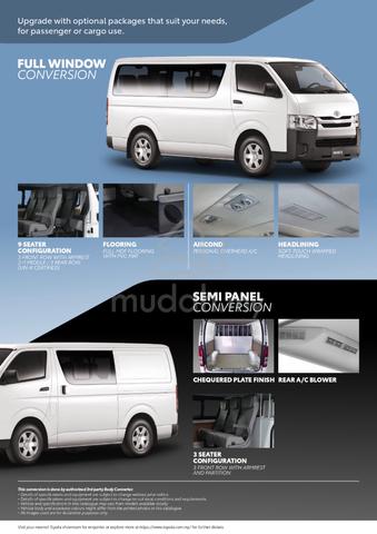 2026 Toyota ORIGINAL HIACE SEMI PANEL PROMO 3,1K - 2