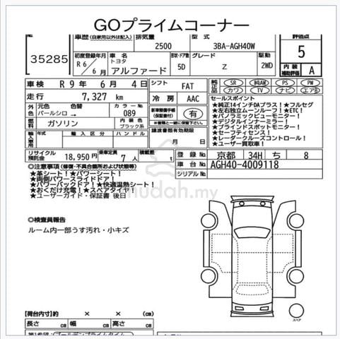 2024 Toyota ALPHARD 2.5 Z (A) GRADED 5A - 2