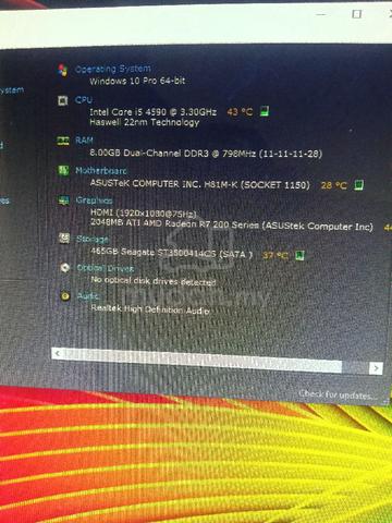 PC gaming fullset free monitor 22 inch plug n play - photo 4 of 6
