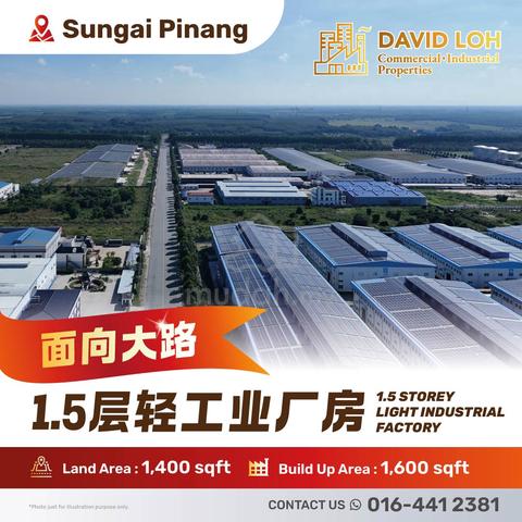 Sungai Pinang – 1.5-Storey Light Industrial Factory For Sale 1