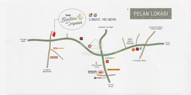TAMAN BERTAM IMPIAN, Rumah Kluster 1 Tingkat (35' x 75'), MELAKA 5