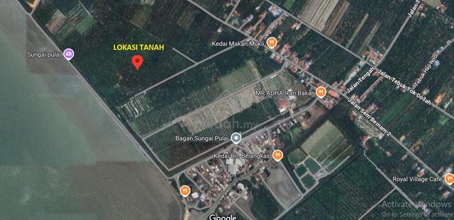 Tanah 1.9ek Non Bumi Bagan Nakhoda Omar , Sabak Bernam 1
