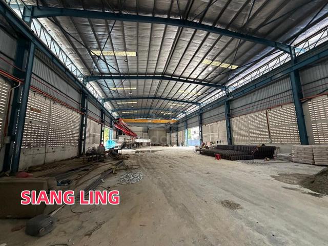 1 ACRE DETACHED Factory Warehouse Rent at Bukit Minyak 600Amp 1