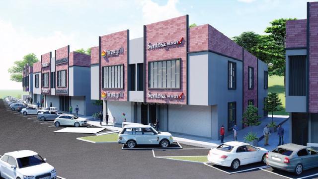 [Senawang Town] Beside Mainroad Red Bricks Semi D Shoplot 1