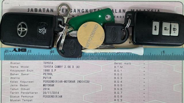 2014 Toyota CAMRY 2.0 G X (A) 100% 1 Owner Ori MIL - 4