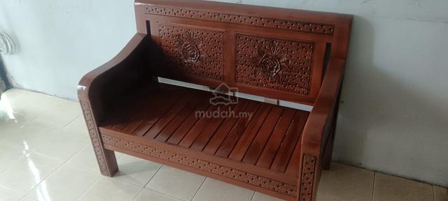 sofa kayu tanpa tilam - photo 3 of 4