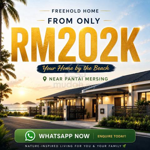 Mersing Single Storey Terrace & Semi-D Cluster | Freehold 1