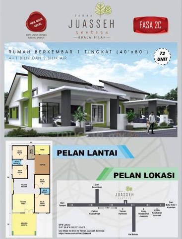 NEW HOUSE 🔥Semi D Taman Juasseh Sentosa Kuala Pilah 🔥Negeri Sembilan 1