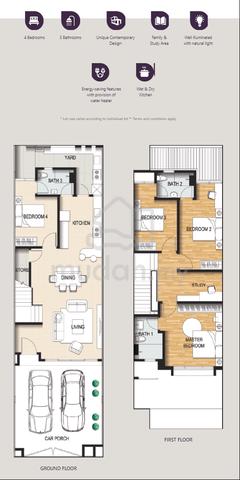 New Unit 2 Storey Terrace Link House Valerian Kundang Rawang Selangor 2