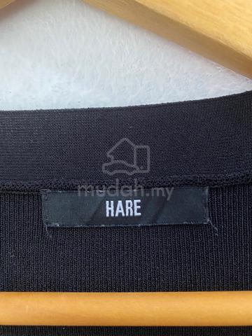 HARE Graphic Deconstructed Cardigan Black - photo 3 of 6