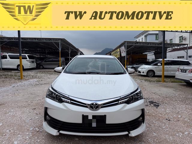 2018 Toyota COROLLA ALTIS 1.8 G FACELIFT (A)F/LOAN - 2