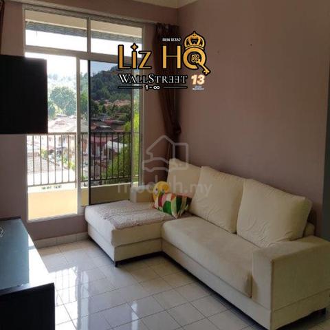 Hillside Garden Condo Fully Furnished 800sqft @ Tanjung Bungah Penang