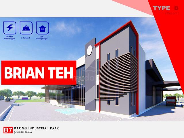 FREEHOLD Detached Factory Warehouse Sale Sungai Boang BATU KAWAN JAWI 1