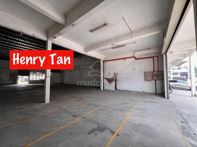 Corner Valdor Light Industry Factory 4400sf 100amp 25ft simpang ampat 1