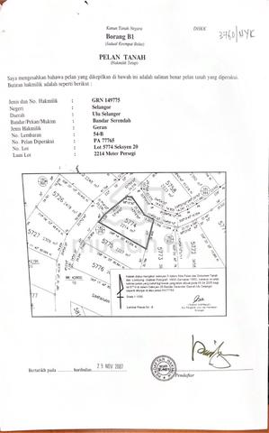 Rawang Bukit Beruntung Serendah Huge Bungalow lot Freehold 1