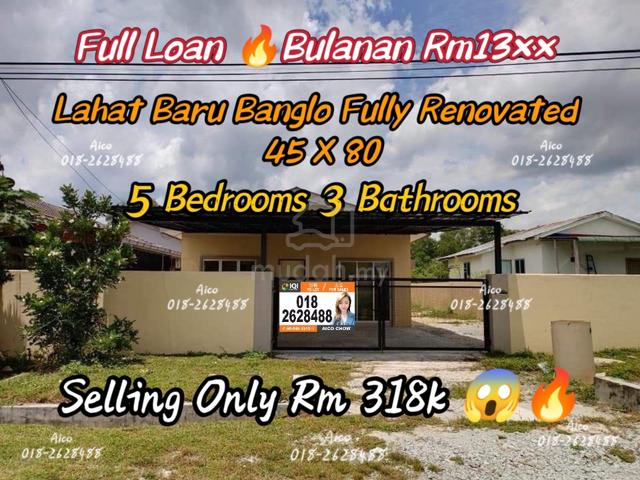 Lahat Baru Full Loan Fully Renovated Banglo For Sale