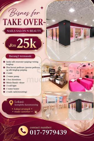 Bisnes For Take Over! Nails Salon N Beauty 1