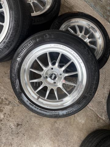 Rim gaia mmxv 15 inch flow forming et 28 like new - photo 3 of 6