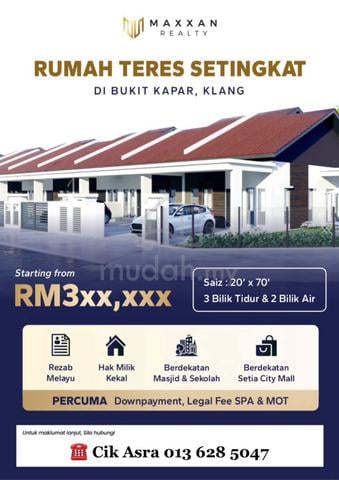 Rumah Teres Satu (1) Tingkat Bukit Kapar, Klang 🔥 1