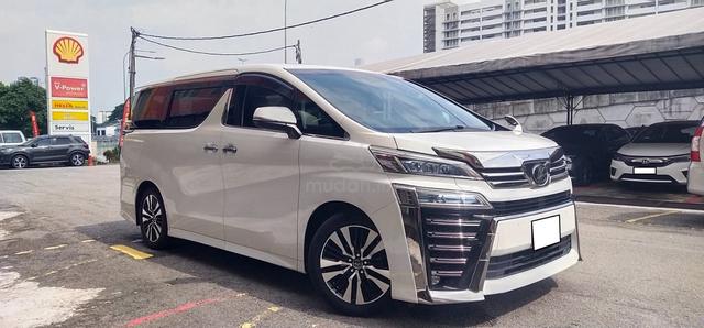 2018 Toyota VELLFIRE 2.5 ZG MODEL (A) 65K KM 2Y-WR - 2