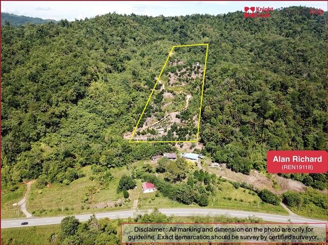 Kimanis Land | Road Frontage | Kimanis Keningau Road | Fruit Tree Land 1