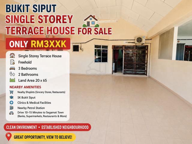 Single Storey Terrace House Bukit Siput 1
