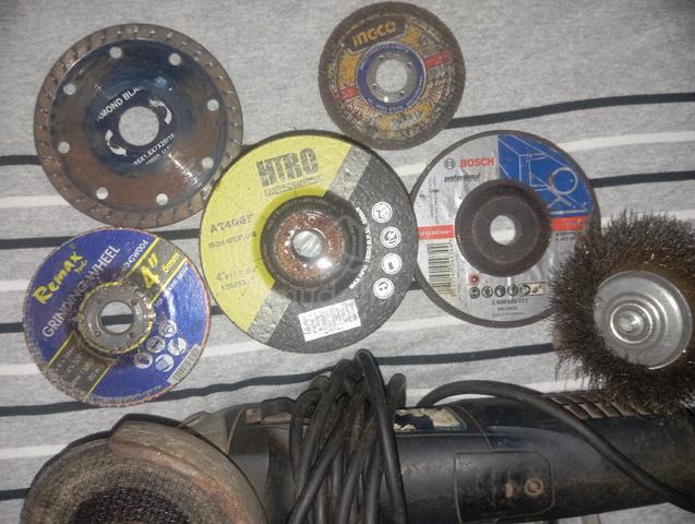 Angle Grinder 4inch/ Mesin Canai 2SET [BERFUNGSI] - photo 4 of 5