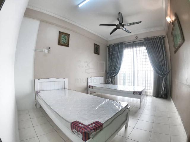 Bilik Harga murah|Sharing |Girl Pangsapuri Saujana Gombak|Inc Api&Air 1
