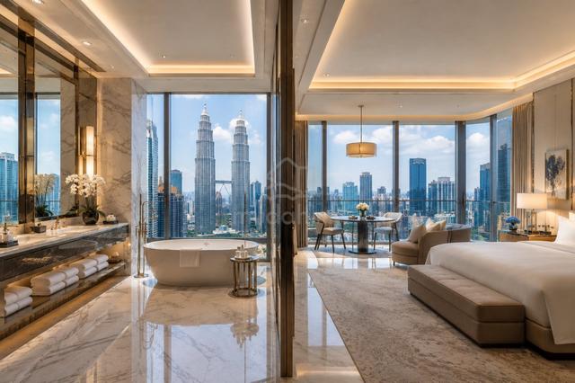 KLCC 5-Star Hotel/Profit 10k'monthly/2 mins walking-distance to KLCC/Investment/ Freehold 1